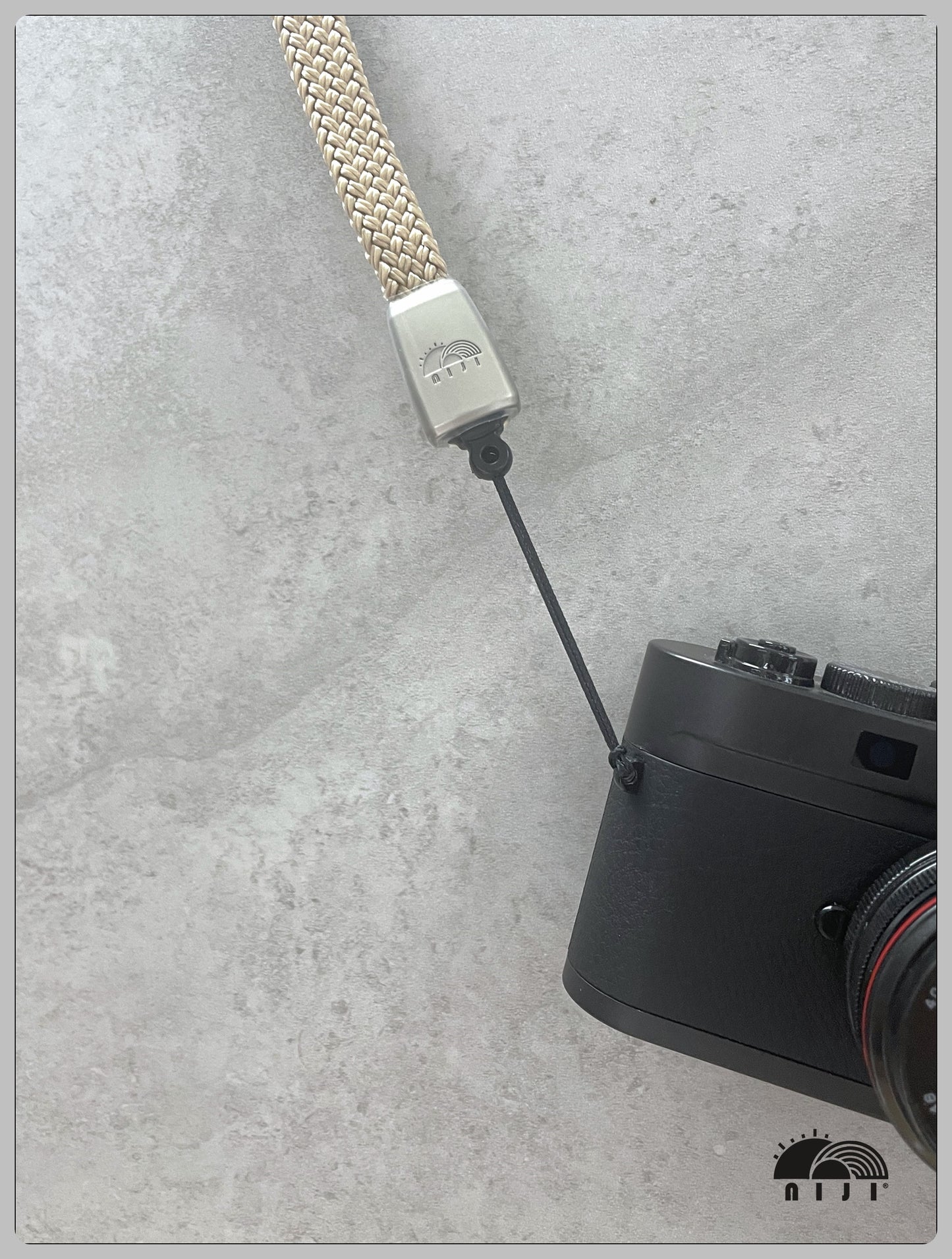 "新入荷" 14mm coreless mobile / camera strap Beige color