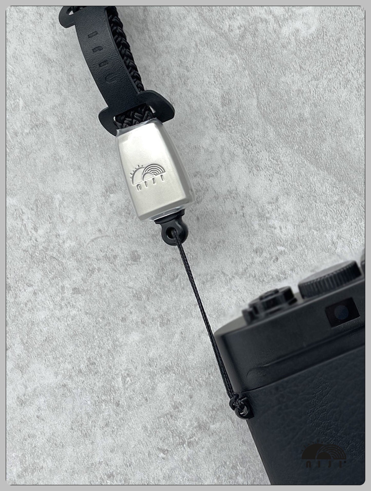 "新入荷" 14mm coreless mobile strap Black color