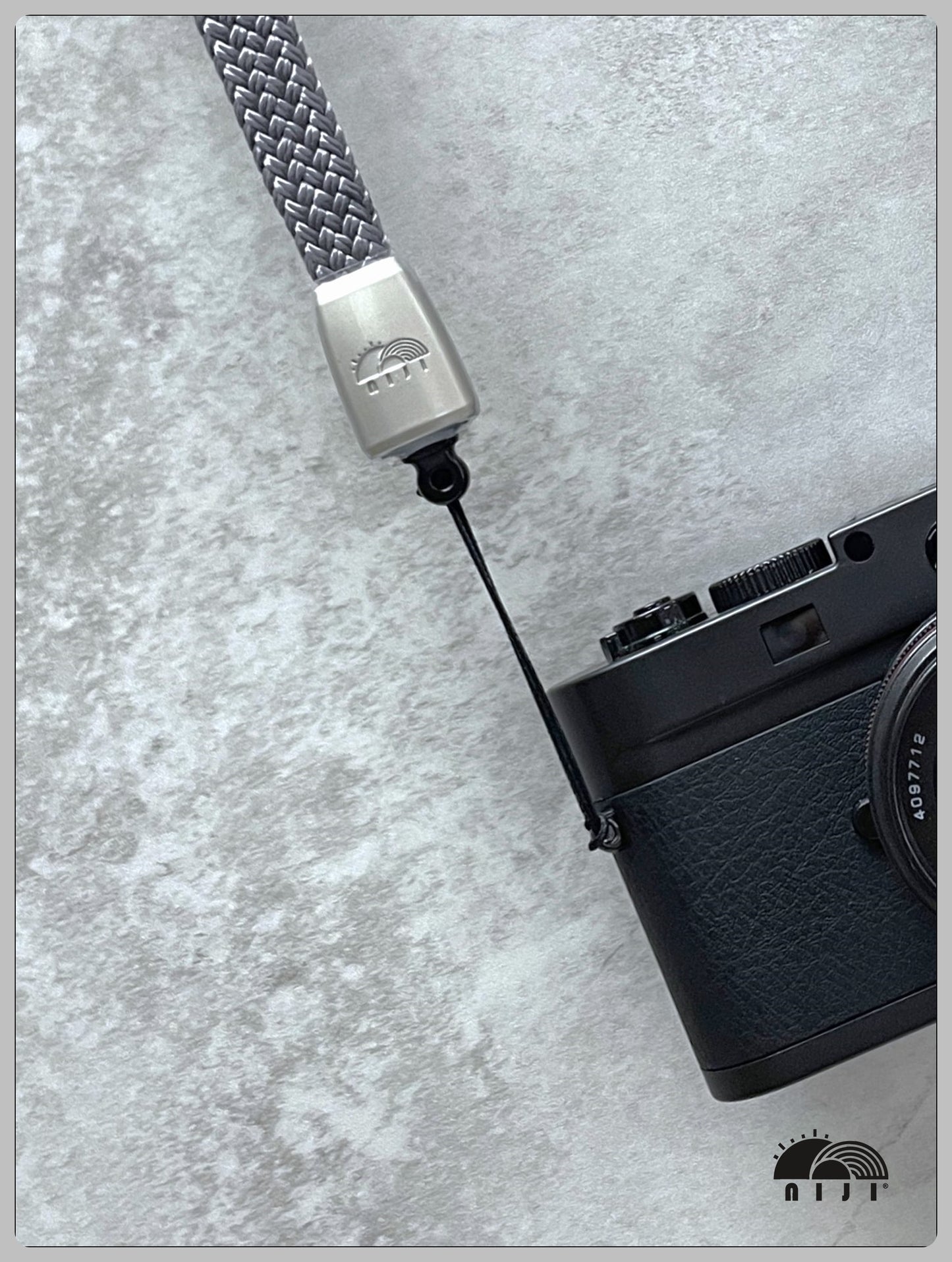 "新入荷" 14mm coreless mobile / camera strap Grey color