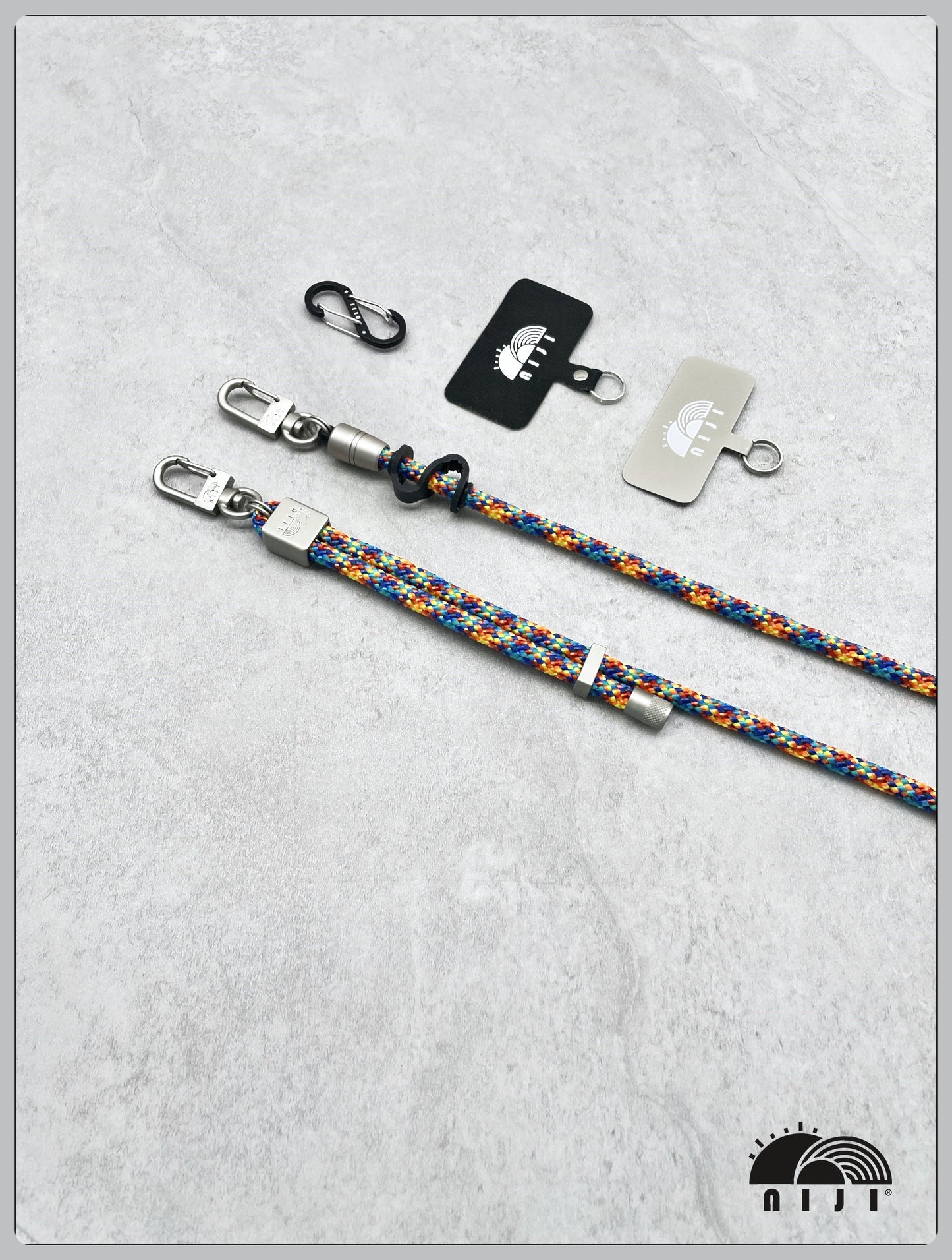 7mm PM phone strap Ice & fire pattern